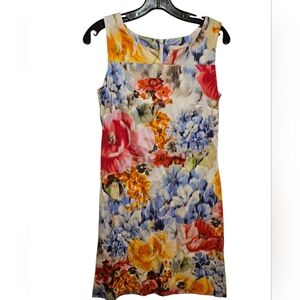 Comme ça Floral Shift Dress Size 36